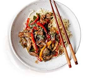 Mushroom Stir-Fry Noodles